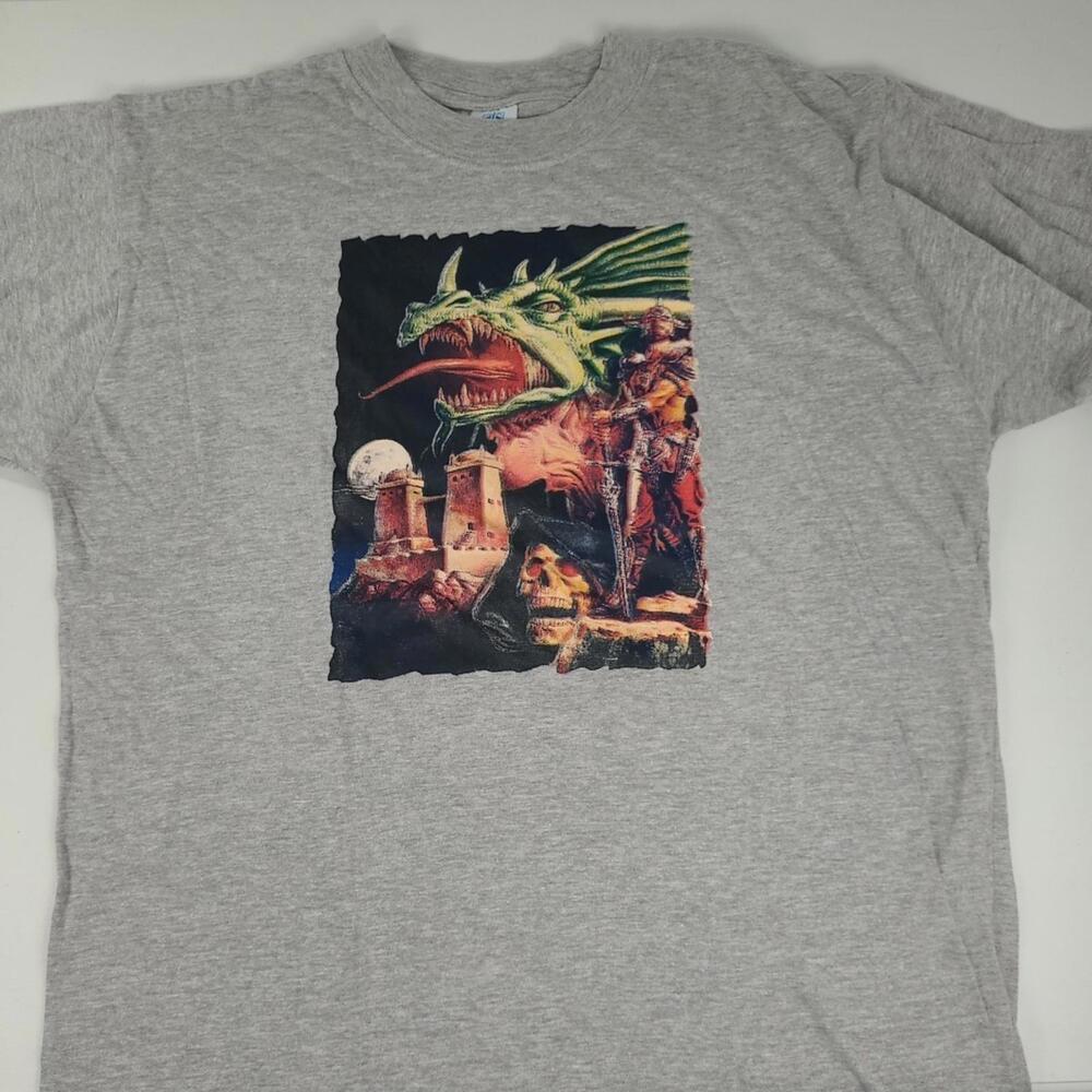 VTG Art Of Dungeons Dragons T-shirt Large Cotton